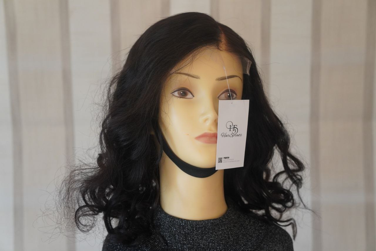 Bouncy Curl Brazilian Virgin Glue less 5x5 HD Lace Wig (150% Density)