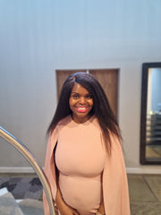 Kinky Straight Brazilian Virgin Glue less 5x5 HD Lace Wig (150% Density)